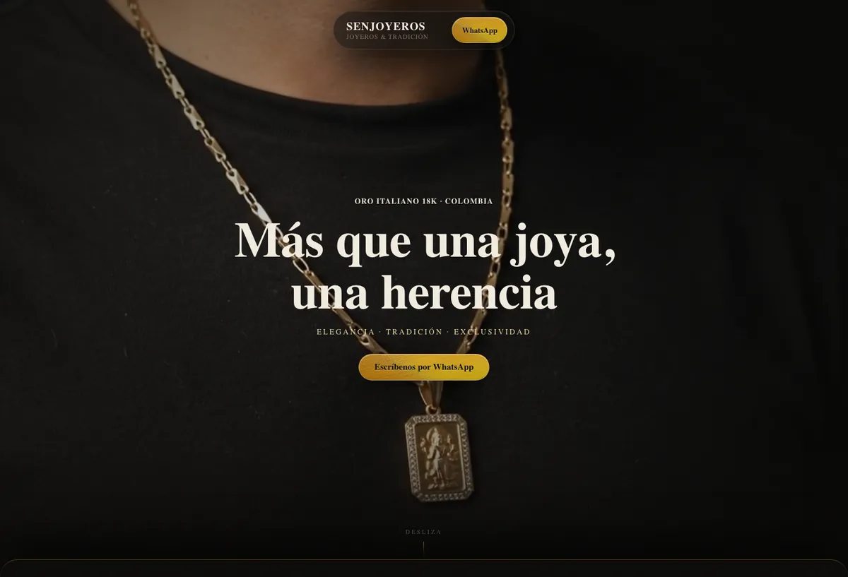Senjoyeros, joyería